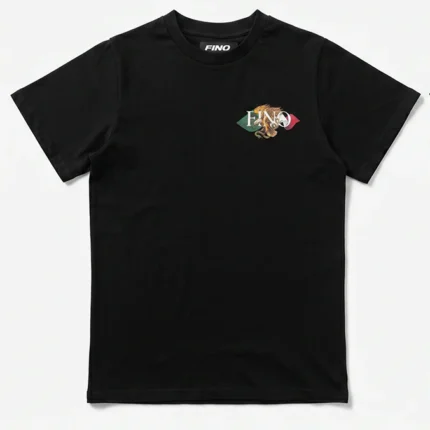 Gallofino Mex Eagle Black T Shirt