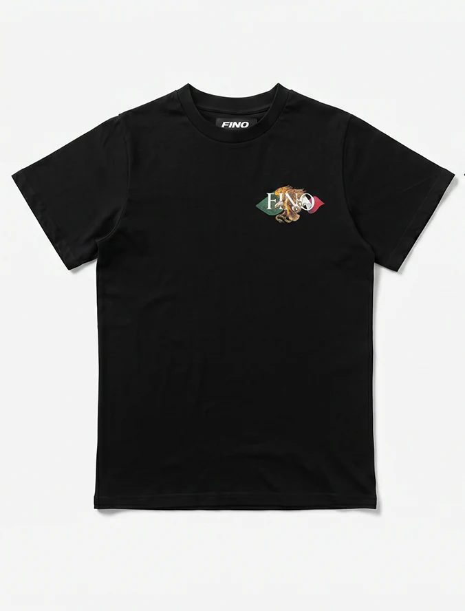 Gallofino Mex Eagle Black T Shirt Gallofino Mex Eagle Black T Shirt