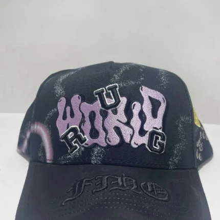 Gallo Fino Hats X Face Rug Limited Edition Black Hat