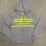 GALLO Fino Cotton Hoodie Gray