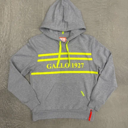 GALLO Fino Cotton Hoodie Gray